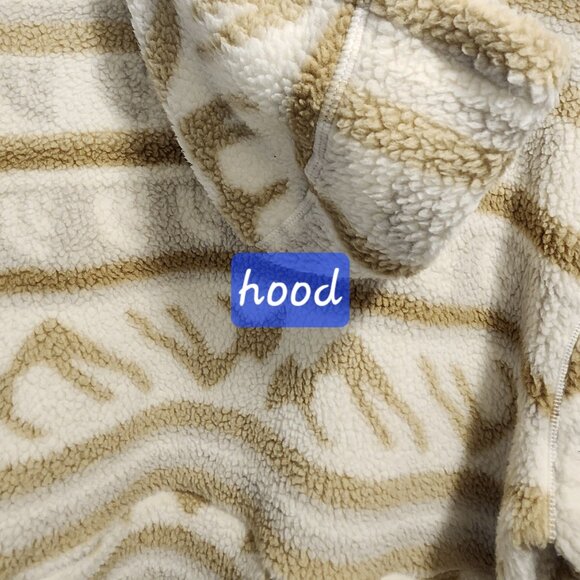 NORTHFACE CAMPSHIRE SHERPA FLEECE PULLOVER HOODIE MENS SIZE LARGE NWT - Picture 2 of 4